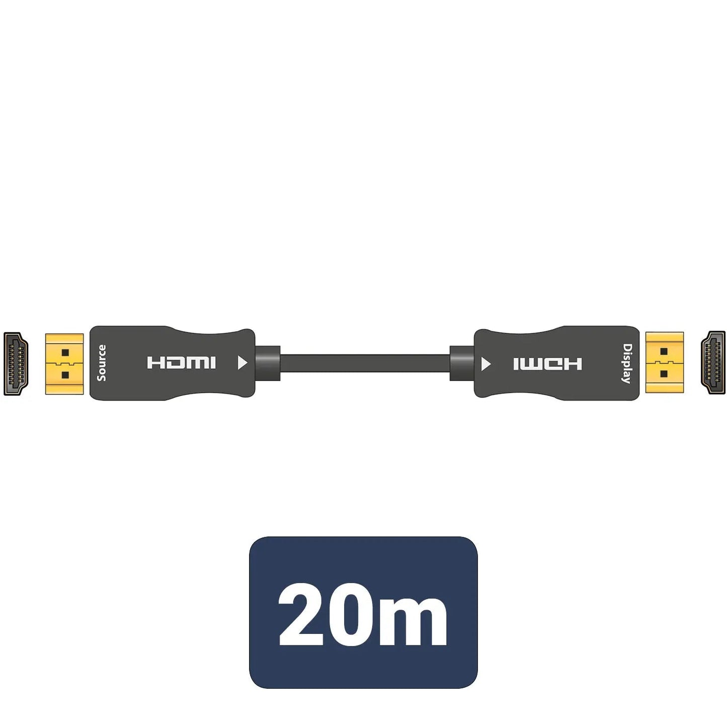 AV:Link 4K UHD Active Fibre Optic HDMI 2.0 Lead 20m