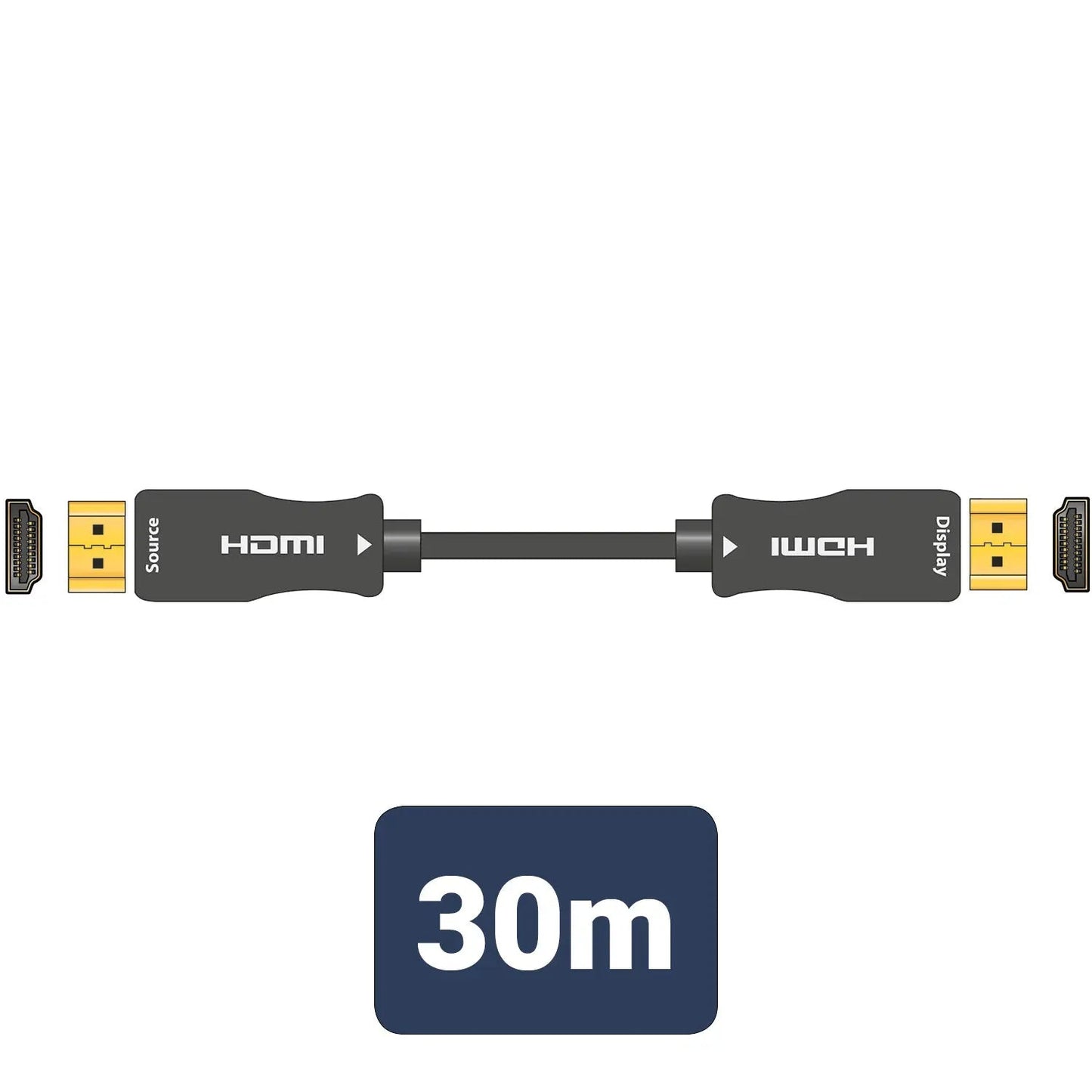 AV:Link 4K UHD Active Fibre Optic HDMI 2.0 Lead 30m