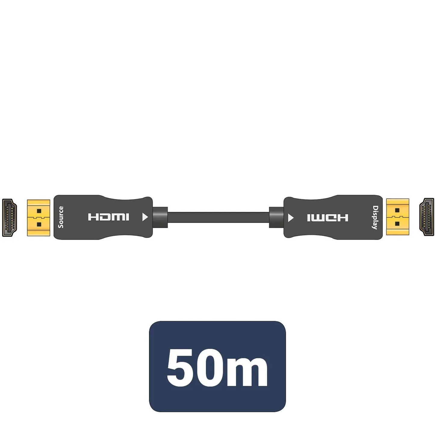 AV:Link 4K UHD Active Fibre Optic HDMI 2.0 Lead 50m