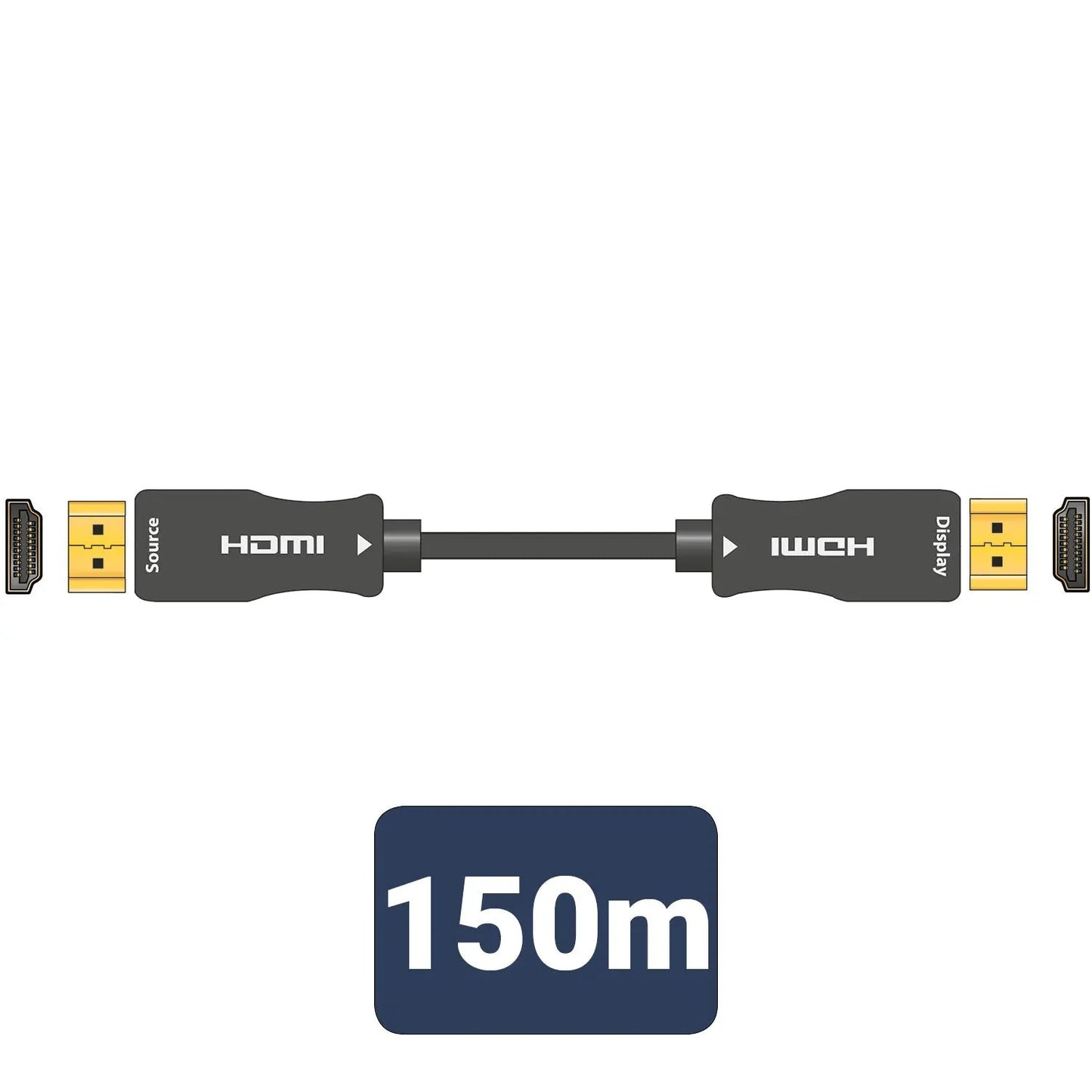 AV:Link 4K UHD Active Fibre Optic HDMI 2.0 Lead 150m