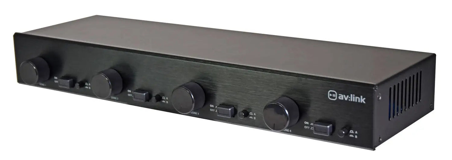 AV:Link (UK version) 2:4 Audio management speaker selector with volume controls