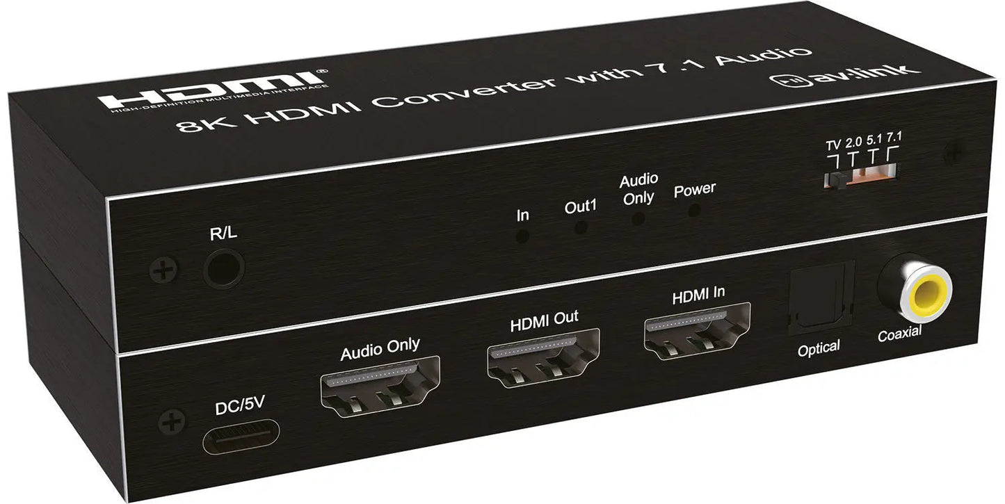 AV:Link 8K HDMI Audio Extractor