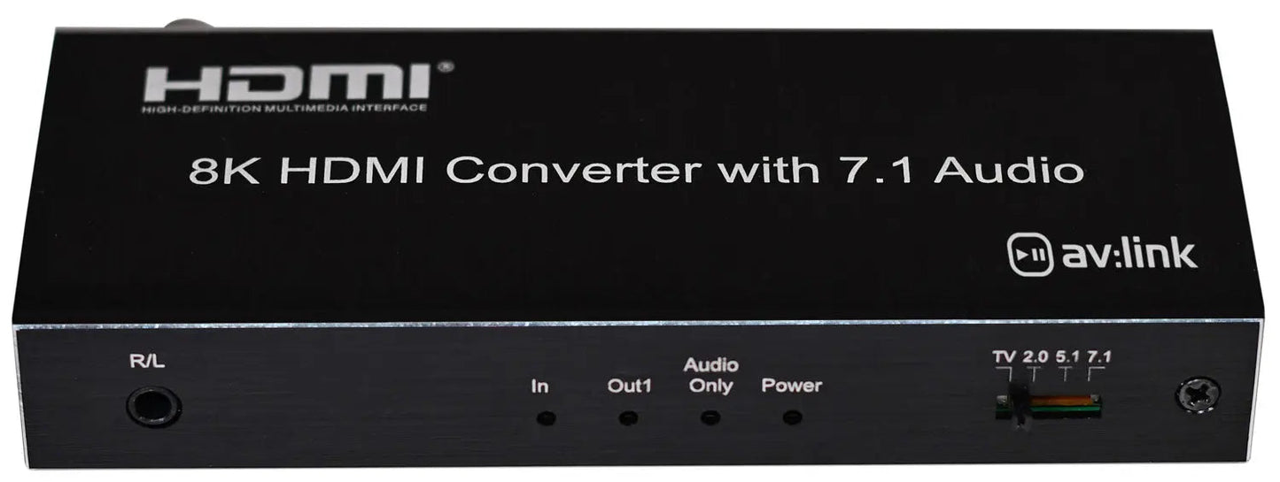 AV:Link 8K HDMI Audio Extractor
