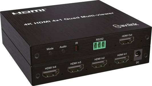 AV:Link 4K HDMI Multiviewer 4x1