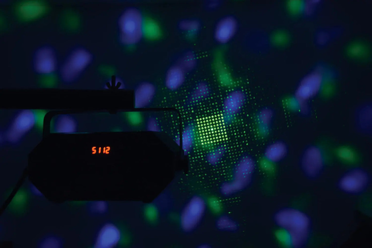 QTX Tetra LED Moonflower + Wave + Strobe/UV + Laser Effect