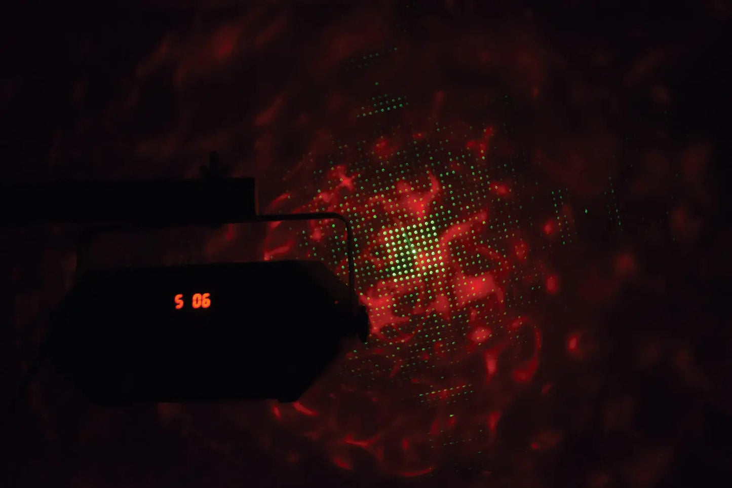 QTX Tetra LED Moonflower + Wave + Strobe/UV + Laser Effect