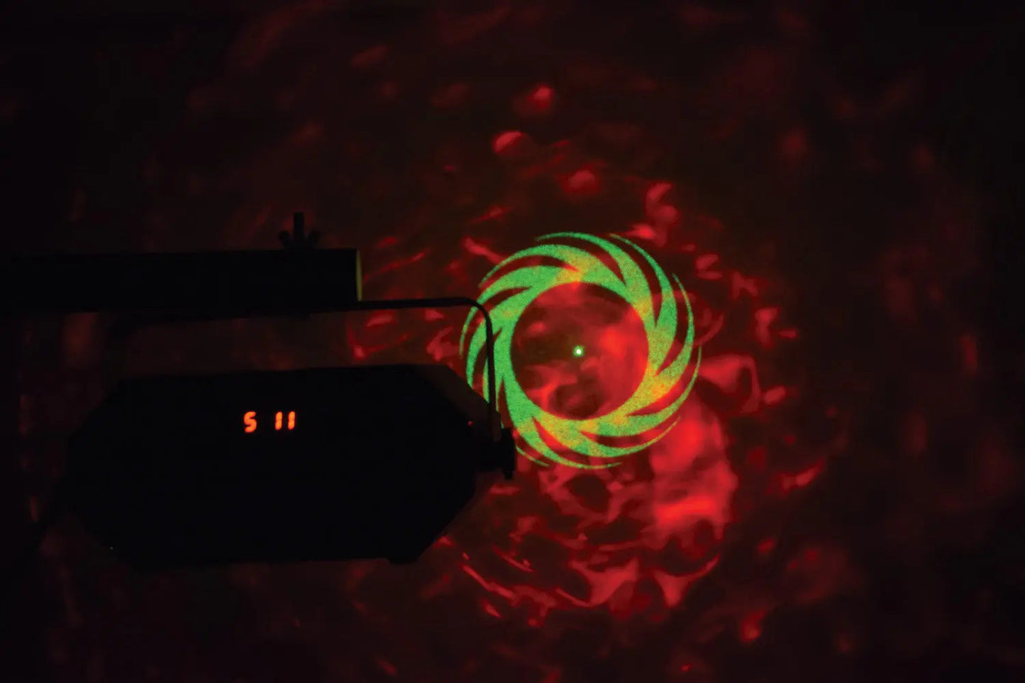 QTX Tetra LED Moonflower + Wave + Strobe/UV + Laser Effect