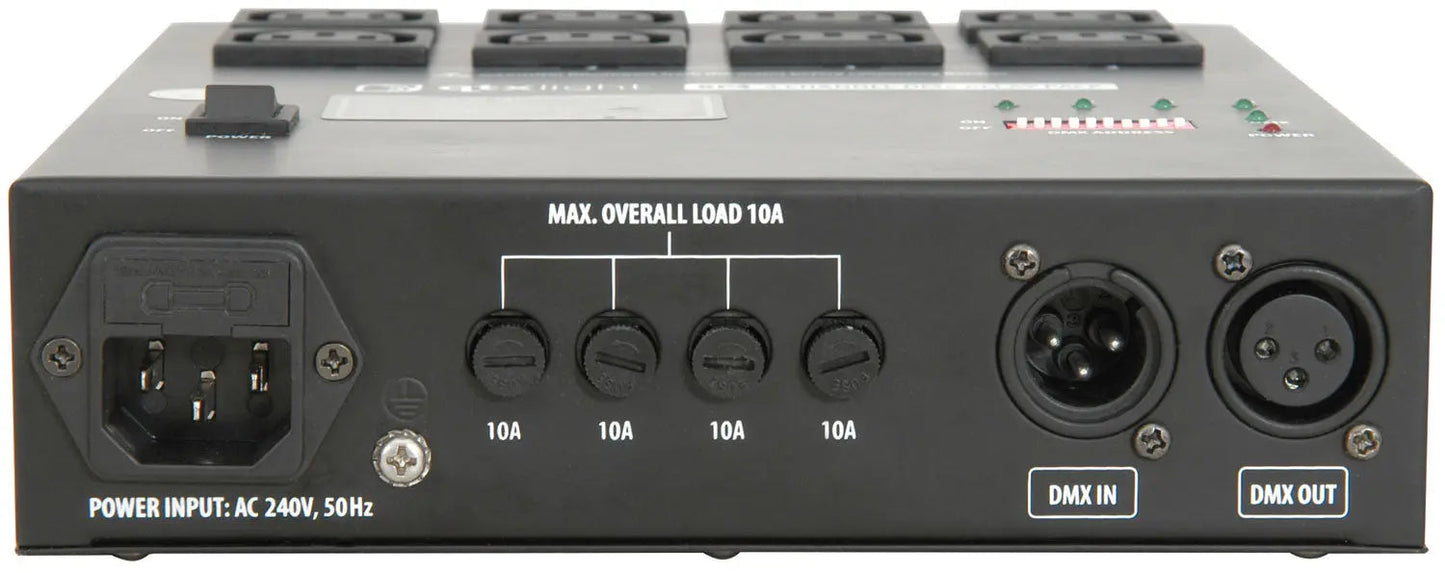 QTX RP4 4 Channel DMX Relay pack