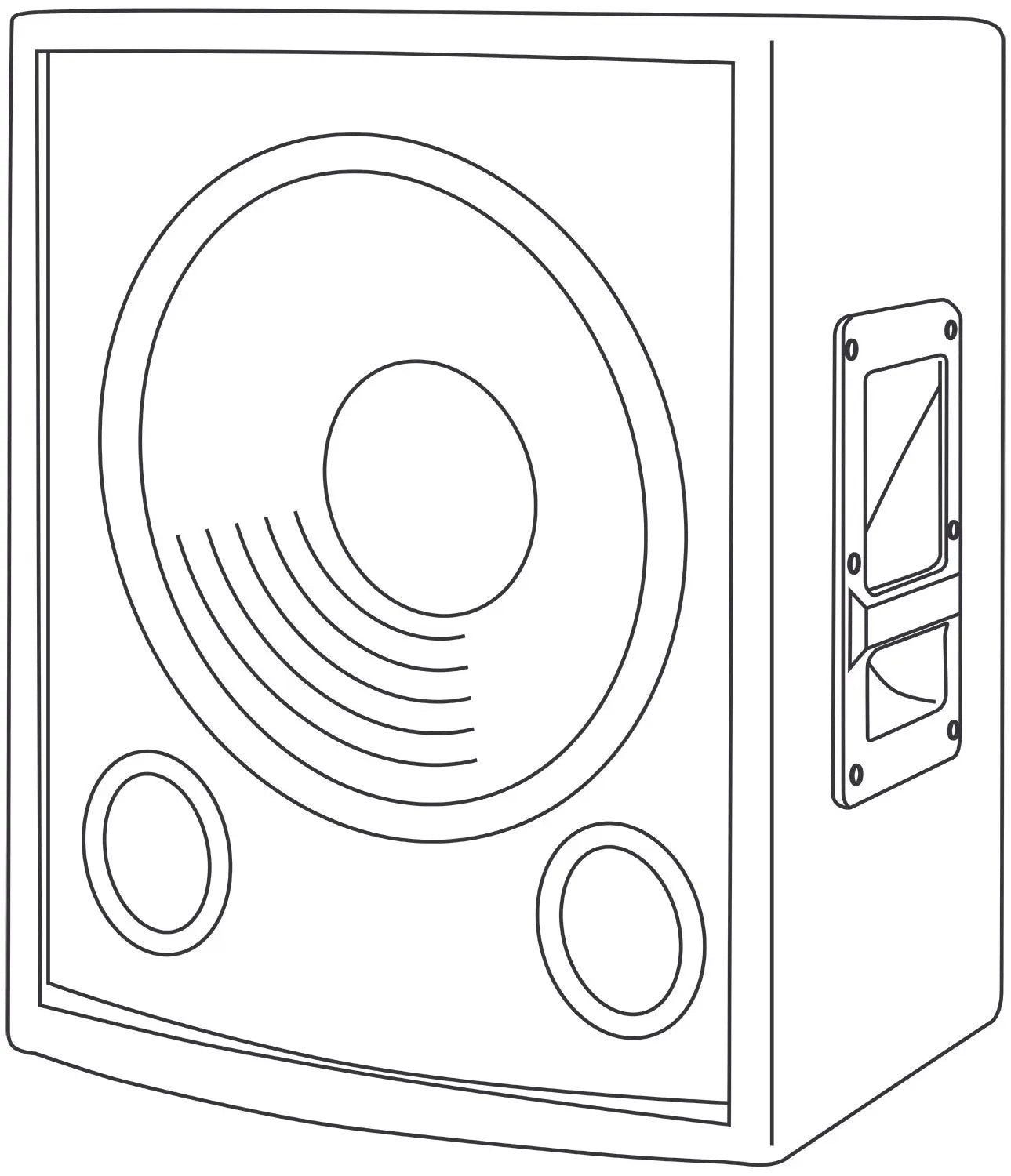 QTX QT15S Bass box 38cm (15") - 300W