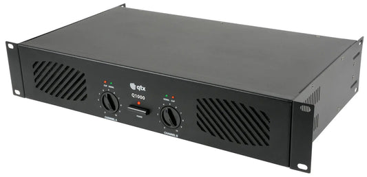 QTX Q1000 power amplifier 2 x 500W