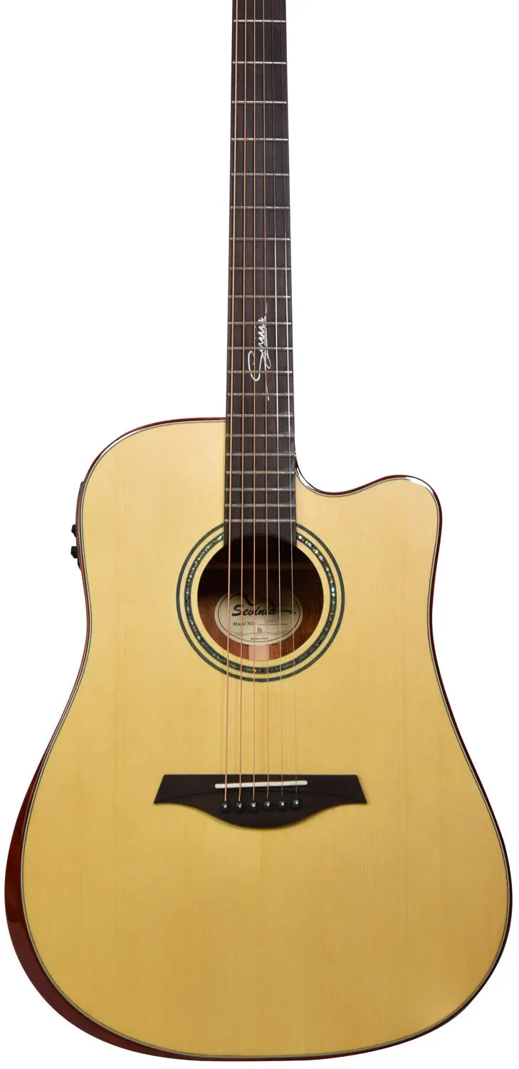 Sevinia Sevinia Solid Body Western Electro-Acoustic Guitar