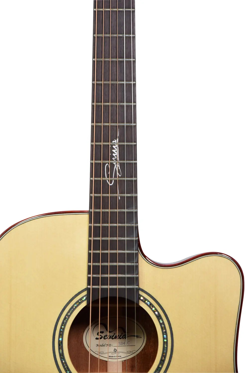 Sevinia Sevinia Solid Body Western Electro-Acoustic Guitar