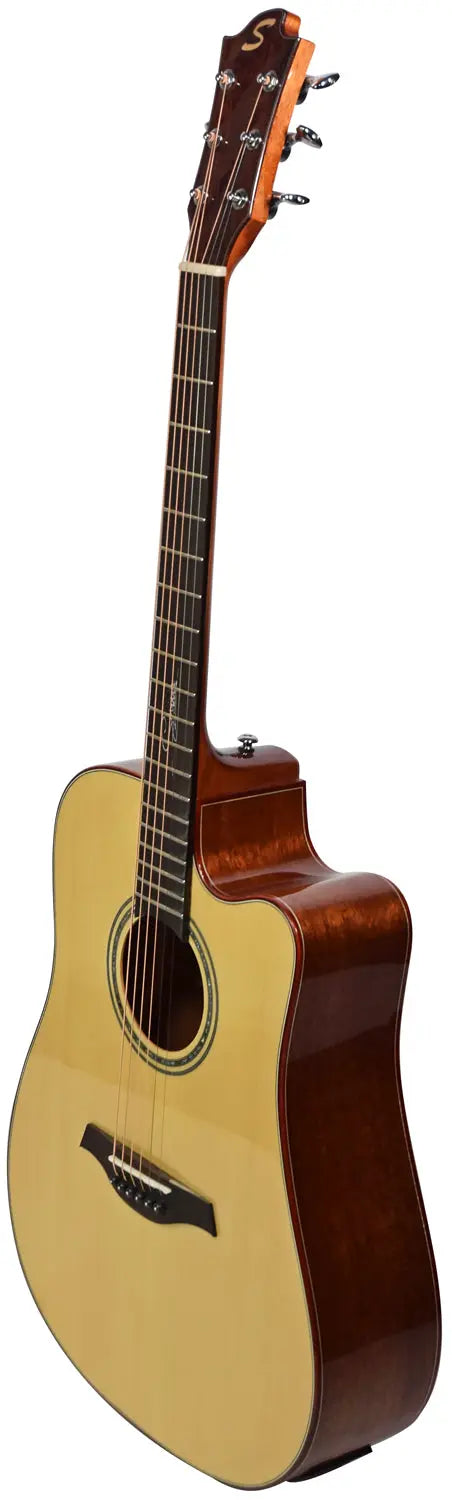 Sevinia Sevinia Solid Body Western Electro-Acoustic Guitar