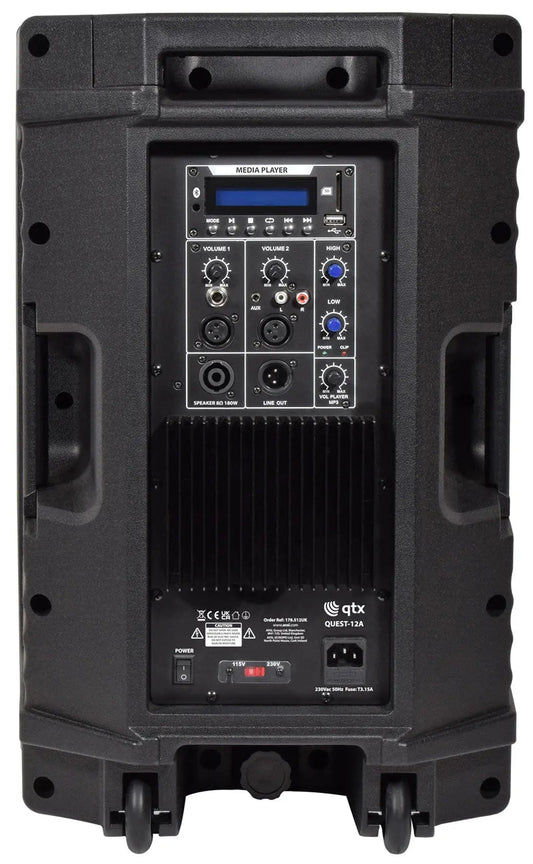 QTX QUEST-12A Active PA Cabinet 720W peak