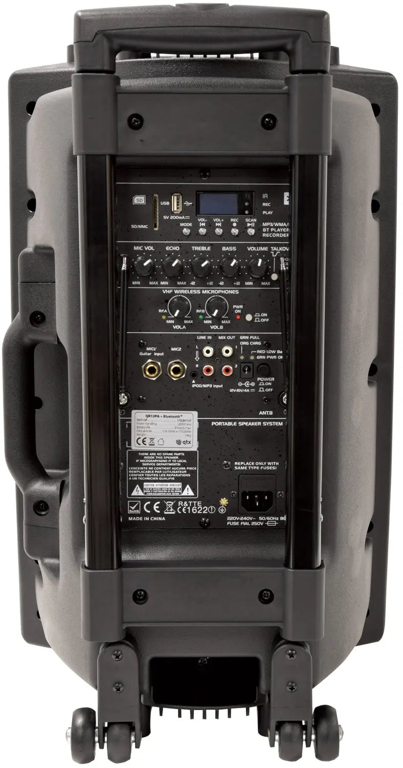 QTX QR12PABT Portable PA