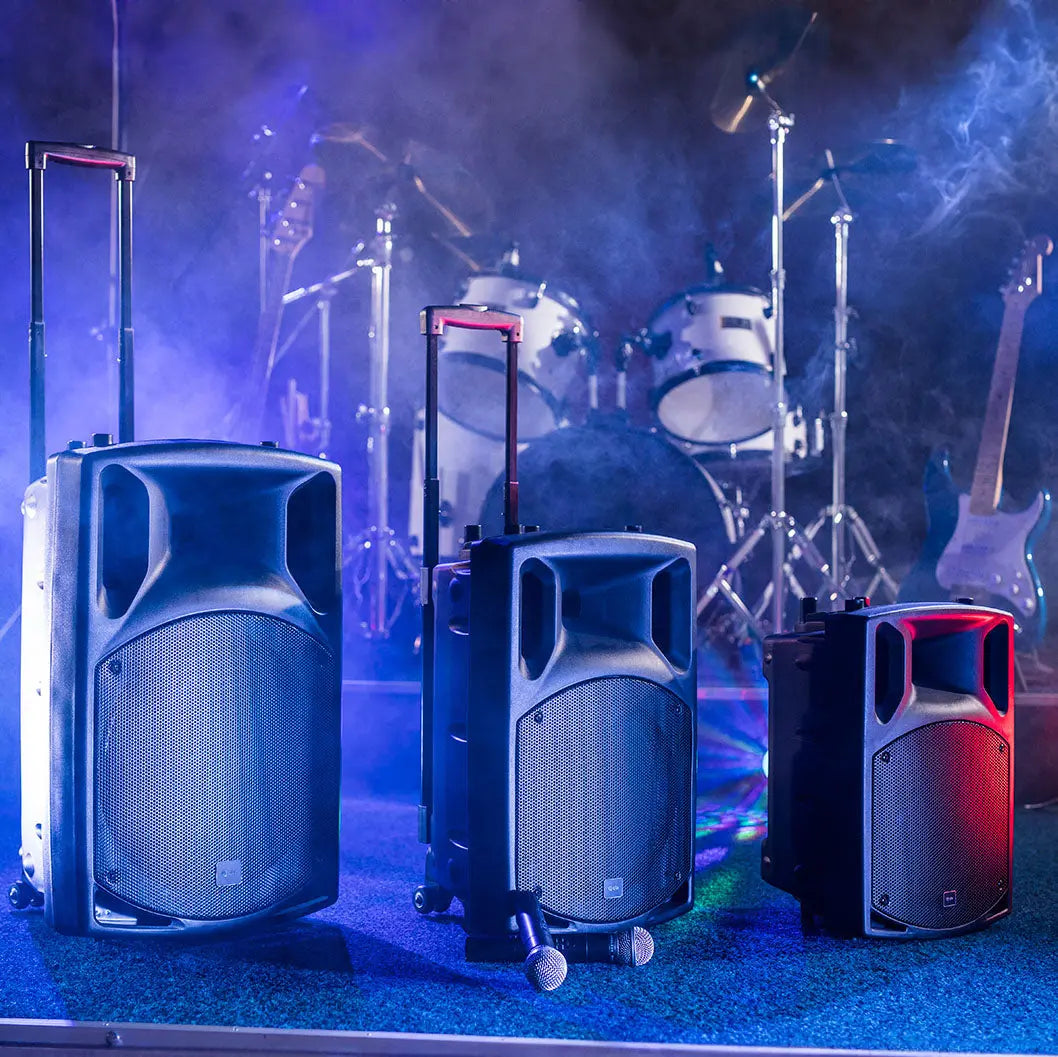 QX series portable powered PA unit with Bluetooth QX12PA portable PA u