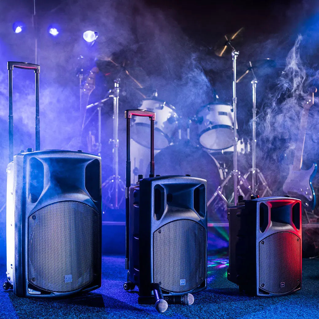 QX series portable powered PA unit with Bluetooth QX12PA portable PA u