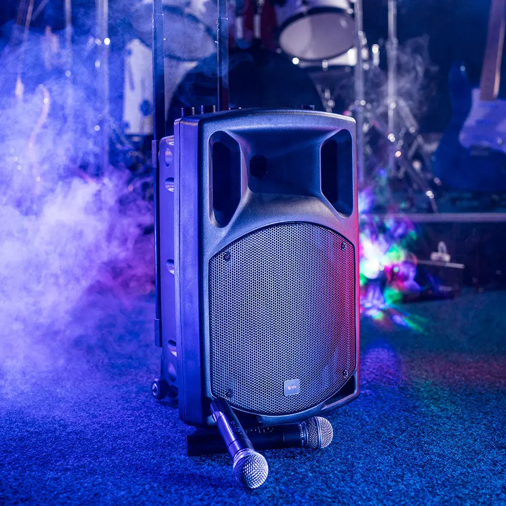 QTX QX12PA portable PA unit with USB/SD/FM player & Bluetooth