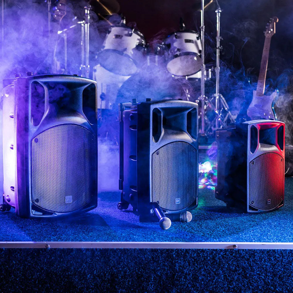 QTX QX15PA portable PA unit with USB/SD/FM player & Bluetooth