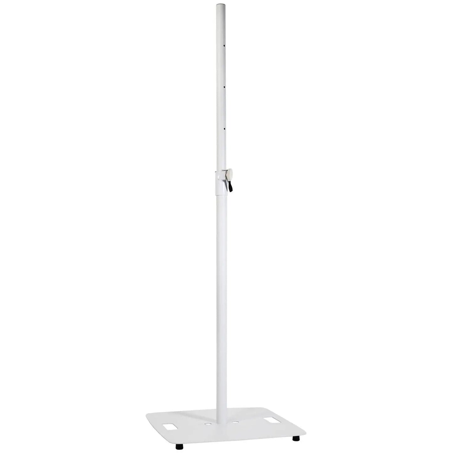 QTX Speaker Stand with Square Base - White
