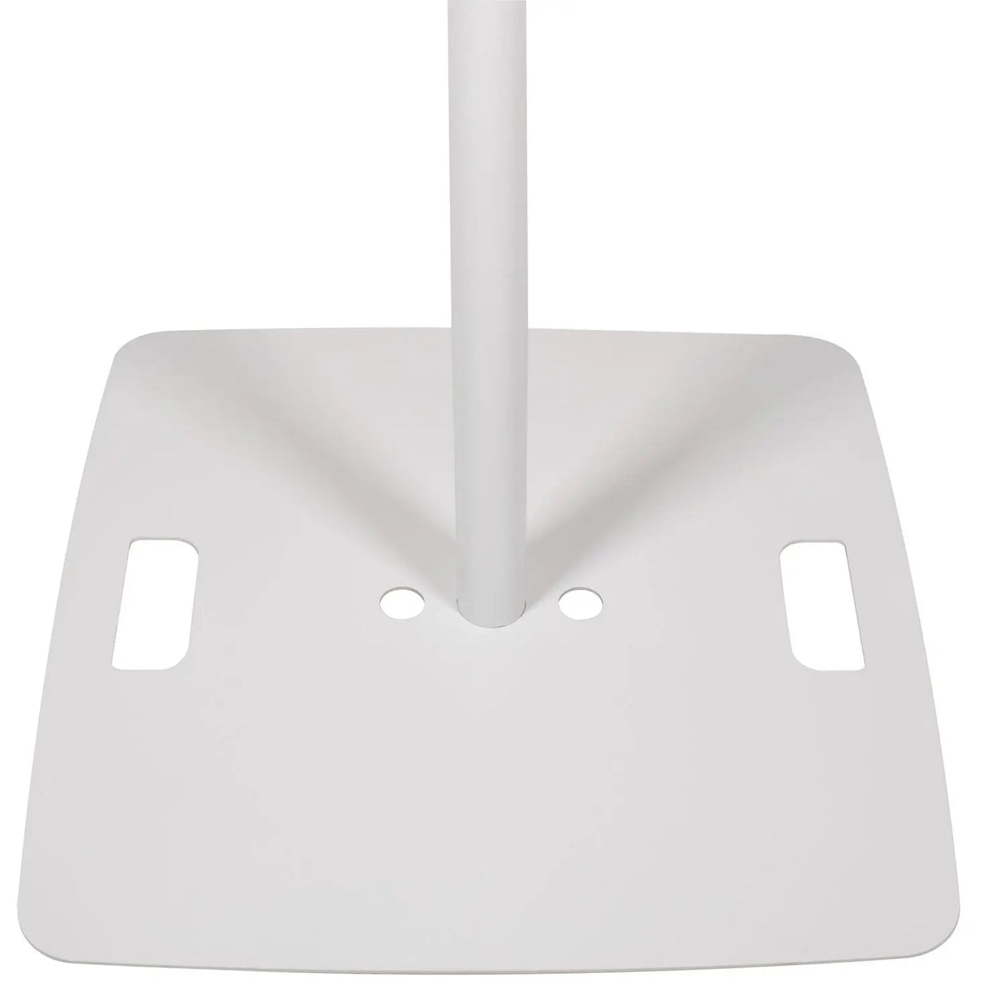 QTX Speaker Stand with Square Base - White