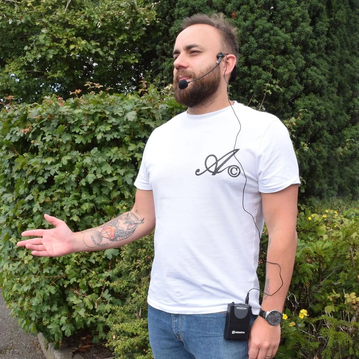 Adastra H25B Handheld PA with Neckband Mic, USB, FM & Bluetooth