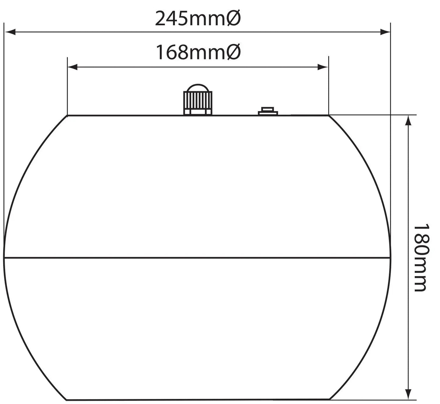 Adastra Pendant speaker 12.5cm (5") - black