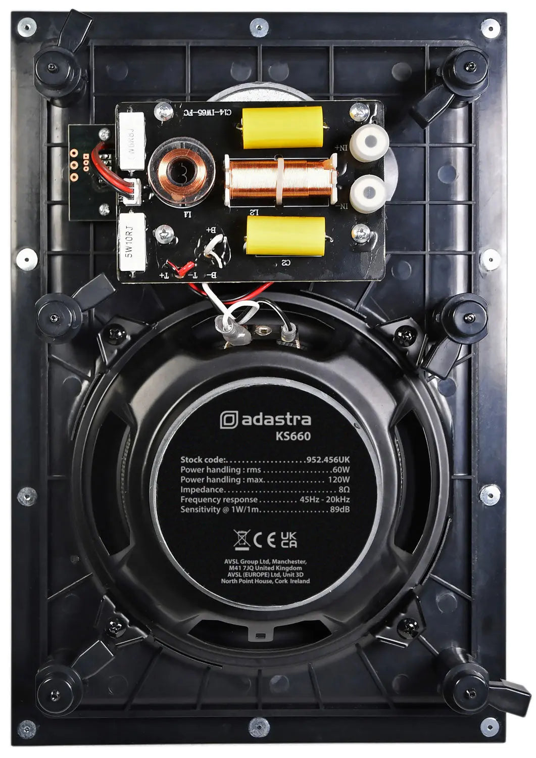 Adastra KS660 High Output In-wall Speaker 6.5" 60W