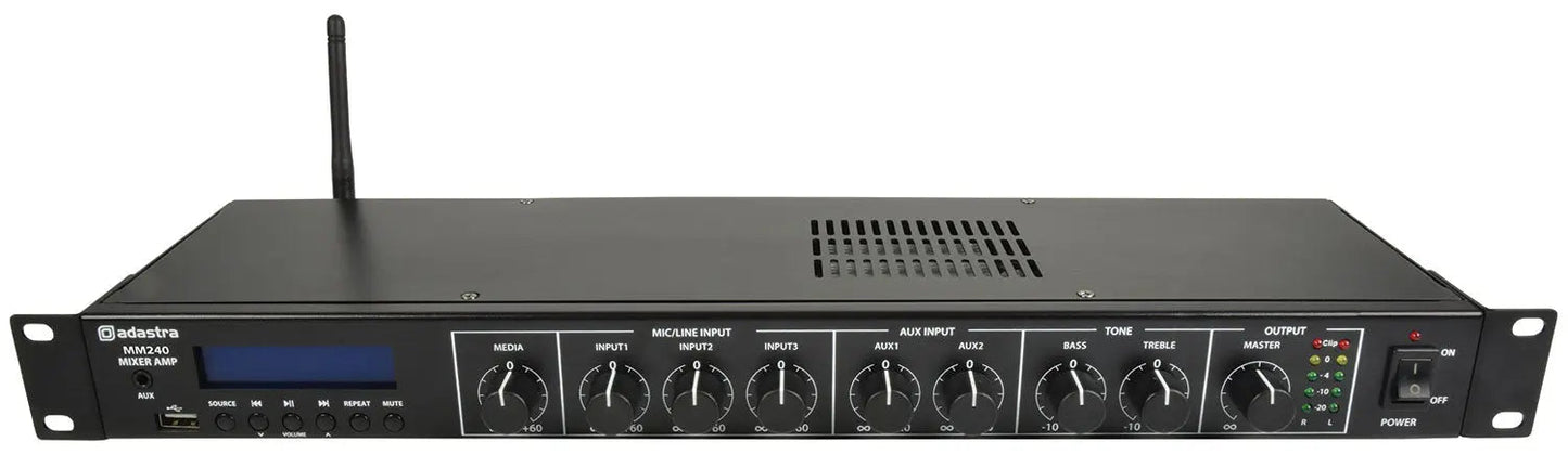 Adastra MM240 Mixer-amplifier 2 x 120W