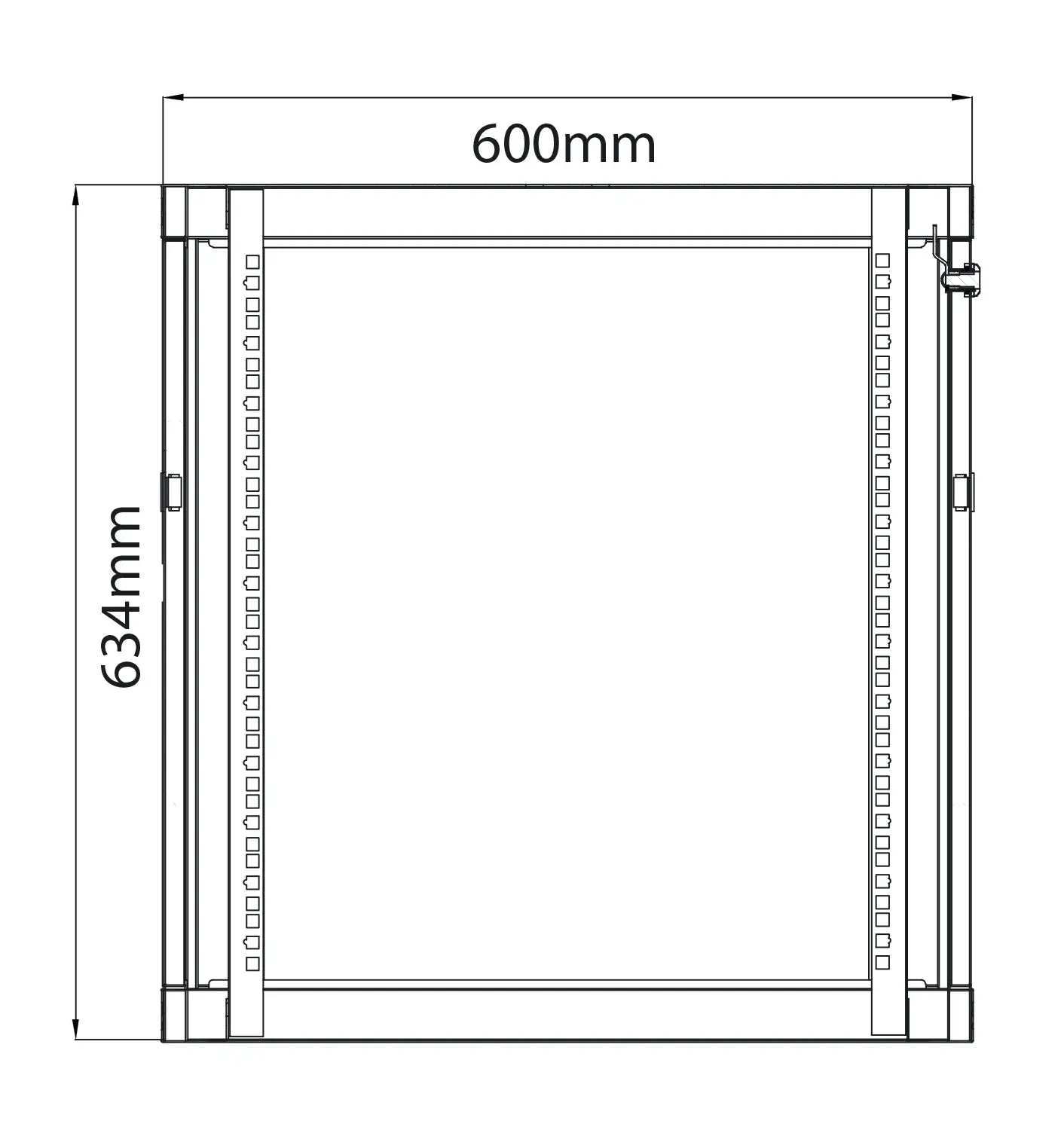 Adastra Rack Cabinet 12U x 450mm Deep