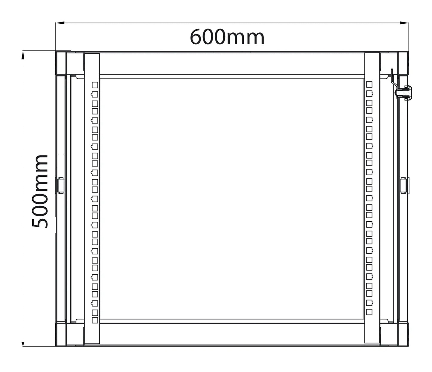 Adastra Rack Cabinet 9U x 600mm Deep