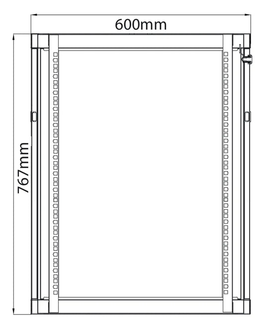Adastra Rack Cabinet 15U x 600mm Deep