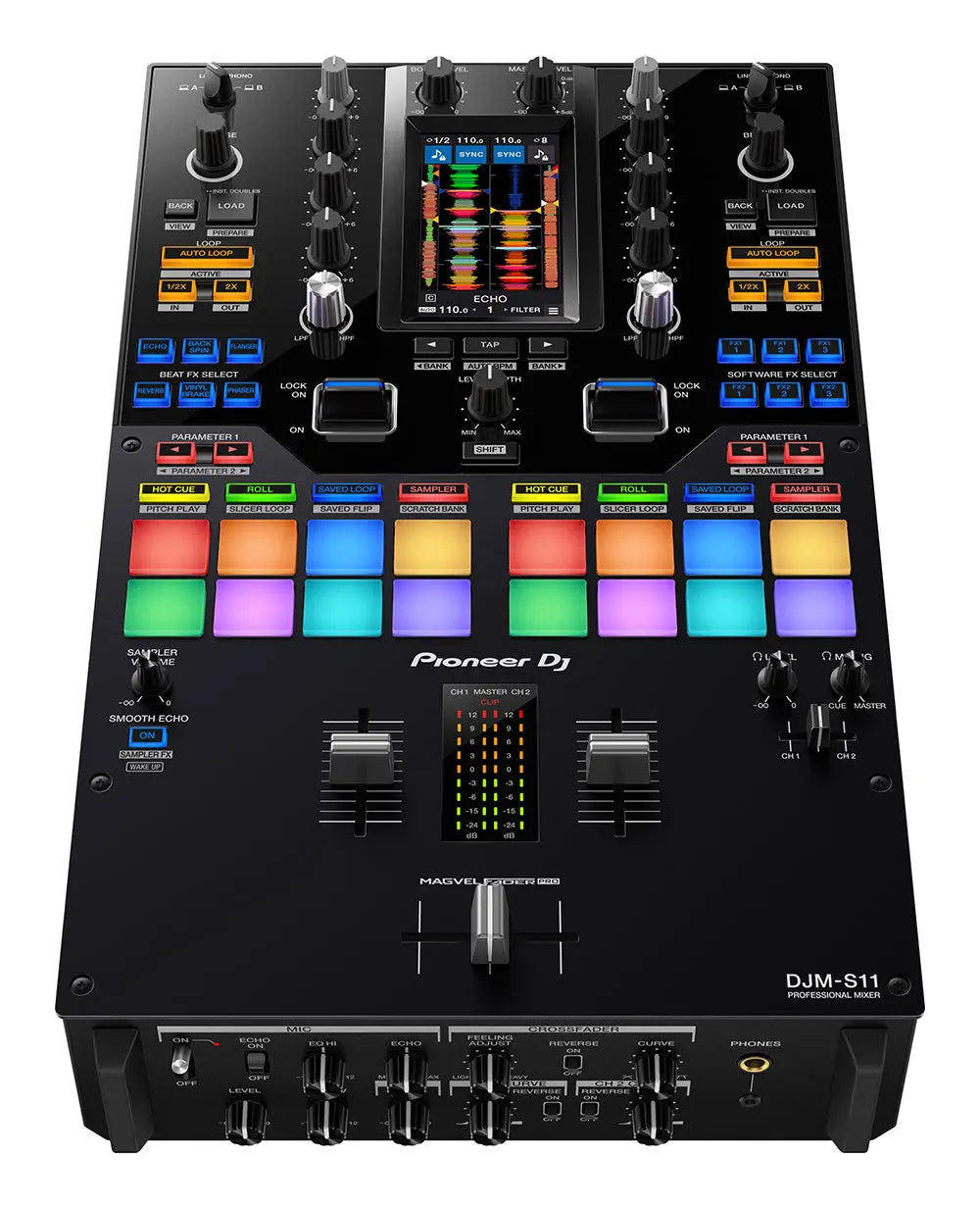 Pioneer DJ DJM-S11 - Professional 2-Channel Scratch Mixer