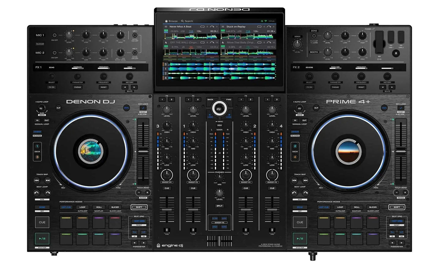 Denon DJ Prime 4 + & Magma CTRL Case Bundle
