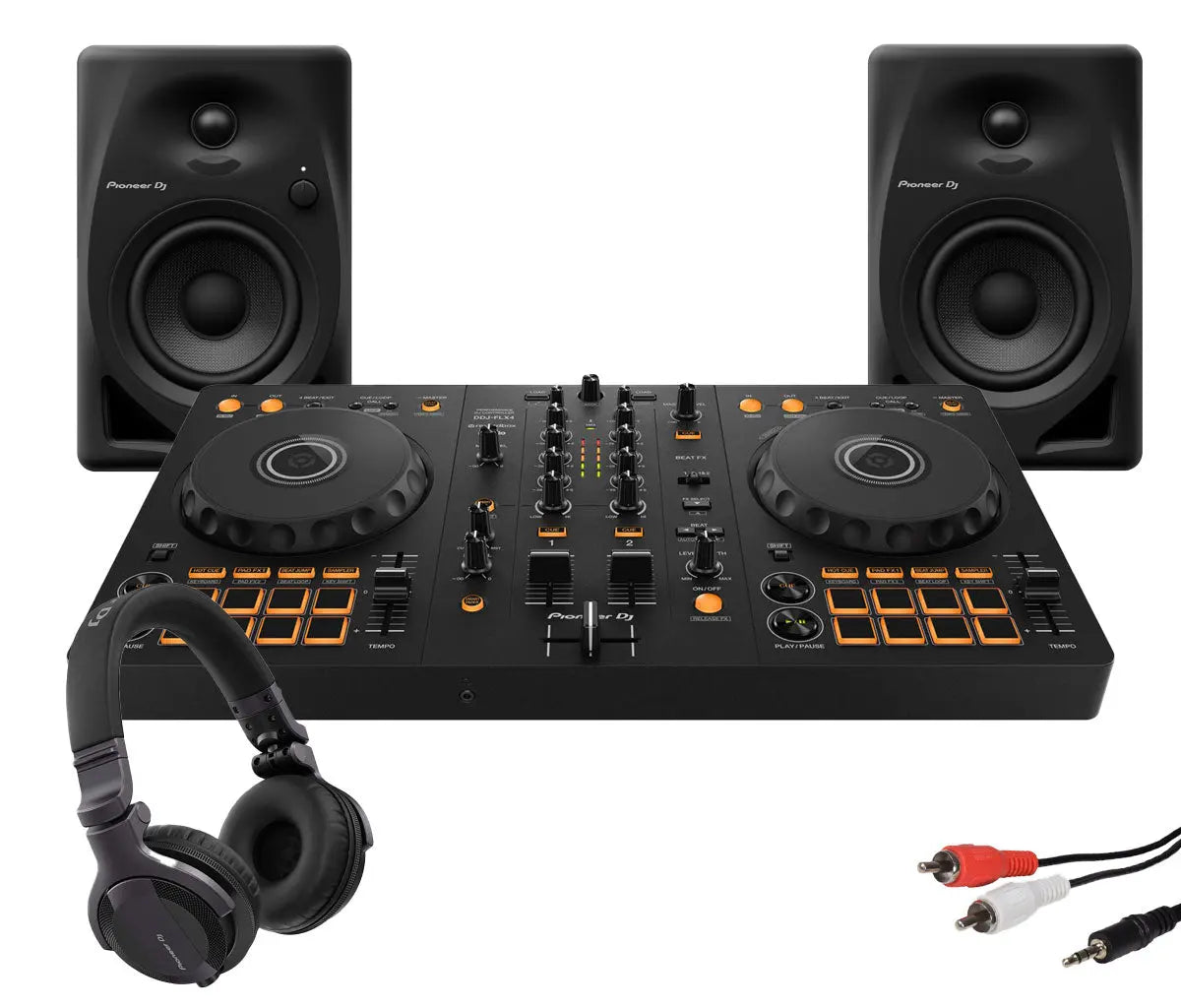 Pioneer DJ DDJ-FLX4 Beginner DJ Package 2