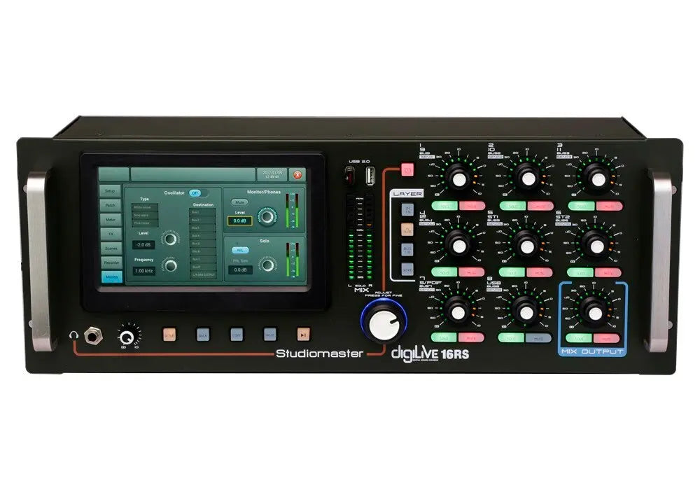 Studiomaster DIGILIVE 16RS 16 Input 8 Output Digital 19" Rack Mixer