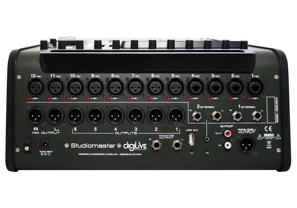 Studiomaster DIGILIVE 16 16 Input 8 Output Digital Mixer