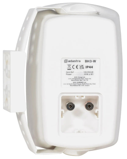 Adastra BH3 Speakers Indoor/Outdoor pair white