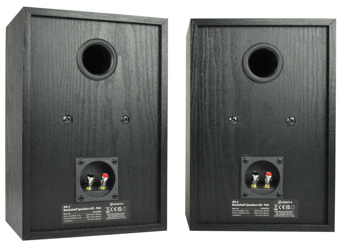 Adastra AB-5 Bookshelf Speakers 50-80W 4ohm pair