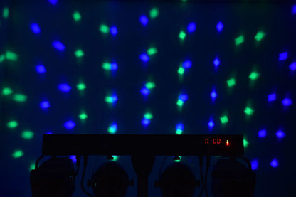 Recharge DJ: LED Derby  PAR Bar with Tripod Rechargeable LED Derby PA