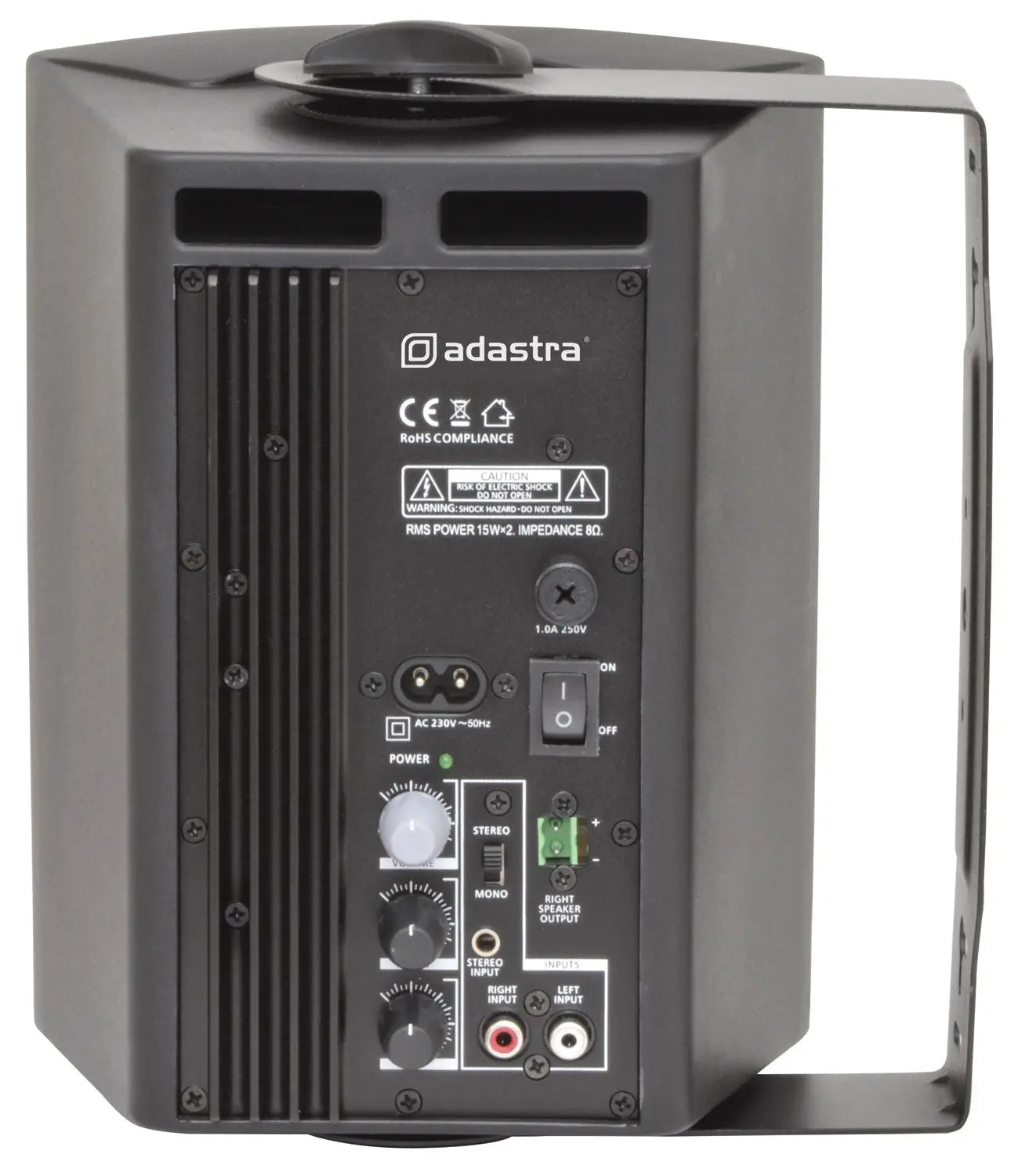 Adastra Active 5.25inch Stereo Speaker Set Black