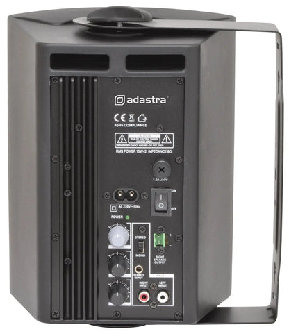 Adastra Active 5.25inch Stereo Speaker Set Black