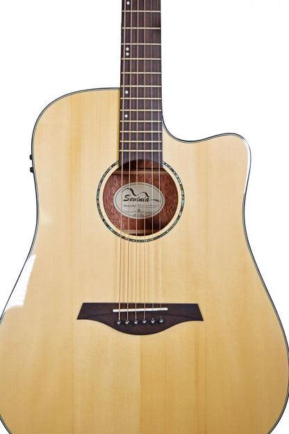 Sevinia Sevinia W41C Solid Spruce Top with Mahogany Back & Sides