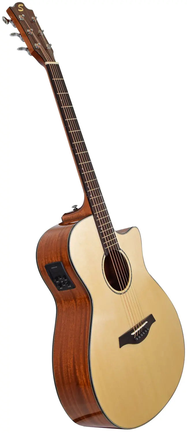 Sevinia Sevinia GA41C Solid Spruce Top with Mahogany Back & Sides