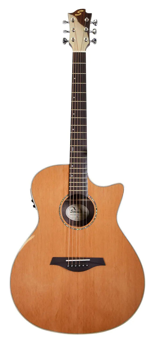Sevinia Sevinia GA41C Solid Cedar Top with Rosewood Back & Sides