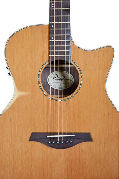 Sevinia Sevinia GA41C Solid Cedar Top with Rosewood Back & Sides