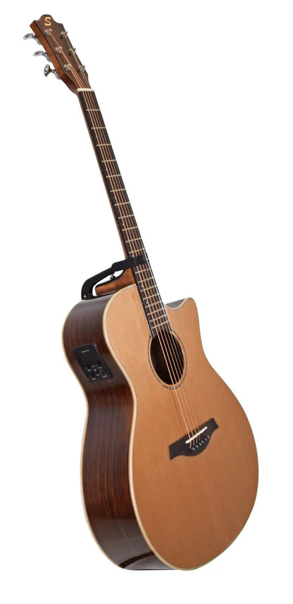 Sevinia Sevinia GA41C Solid Cedar Top with Rosewood Back & Sides