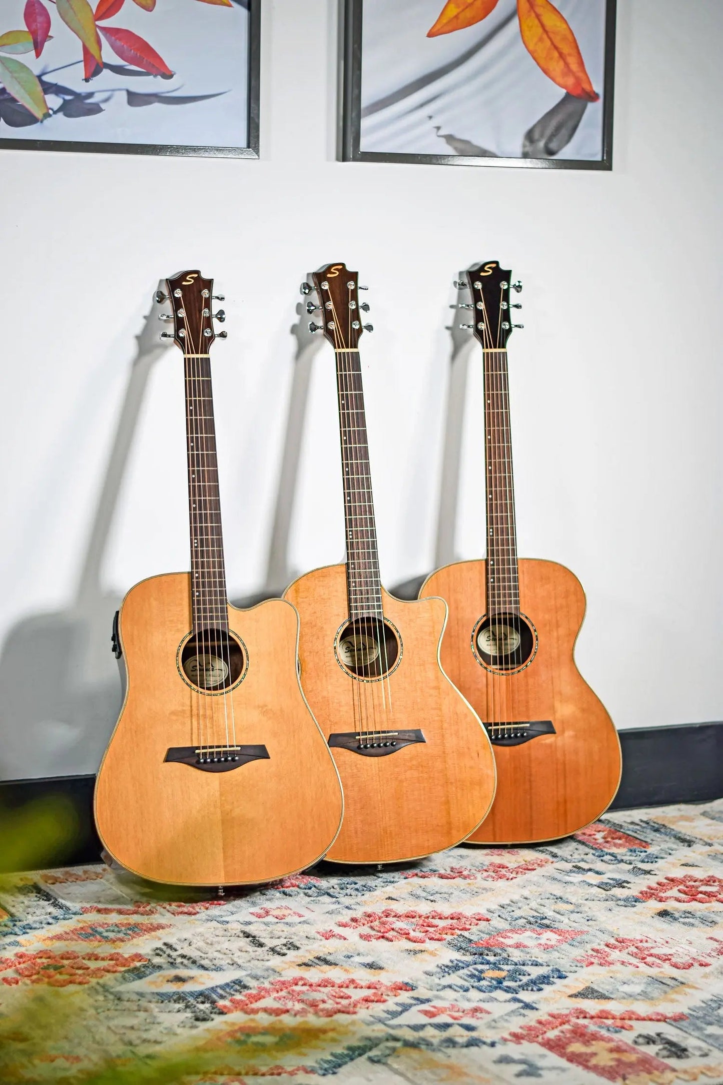 Sevinia Sevinia GA41C Solid Cedar Top with Rosewood Back & Sides