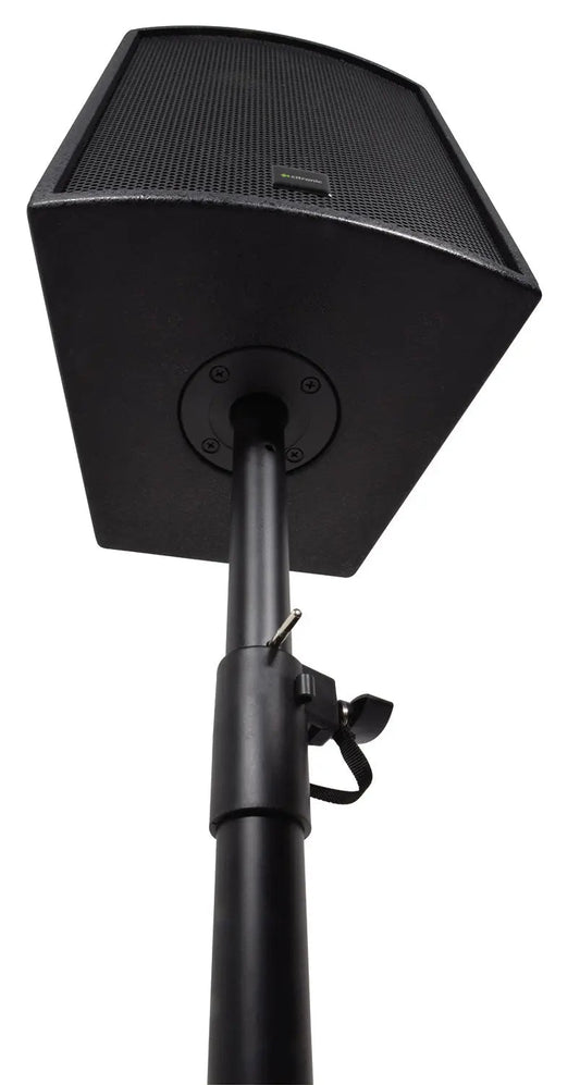 QTX Speaker Stand with Square Base - Black