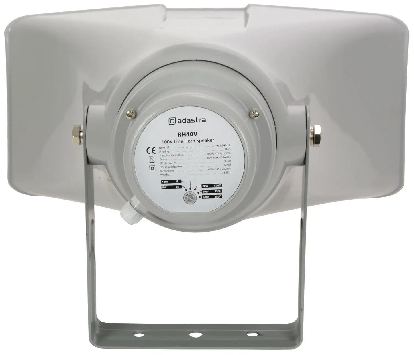 Adastra RH40V rectangular horn 100V